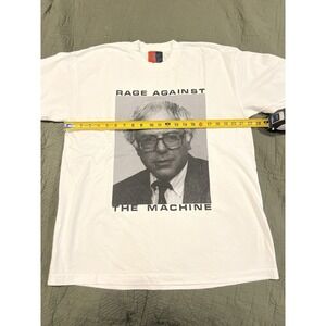 Come Tees Rage Against The Machine Bernie Sanders T Shirt Large White